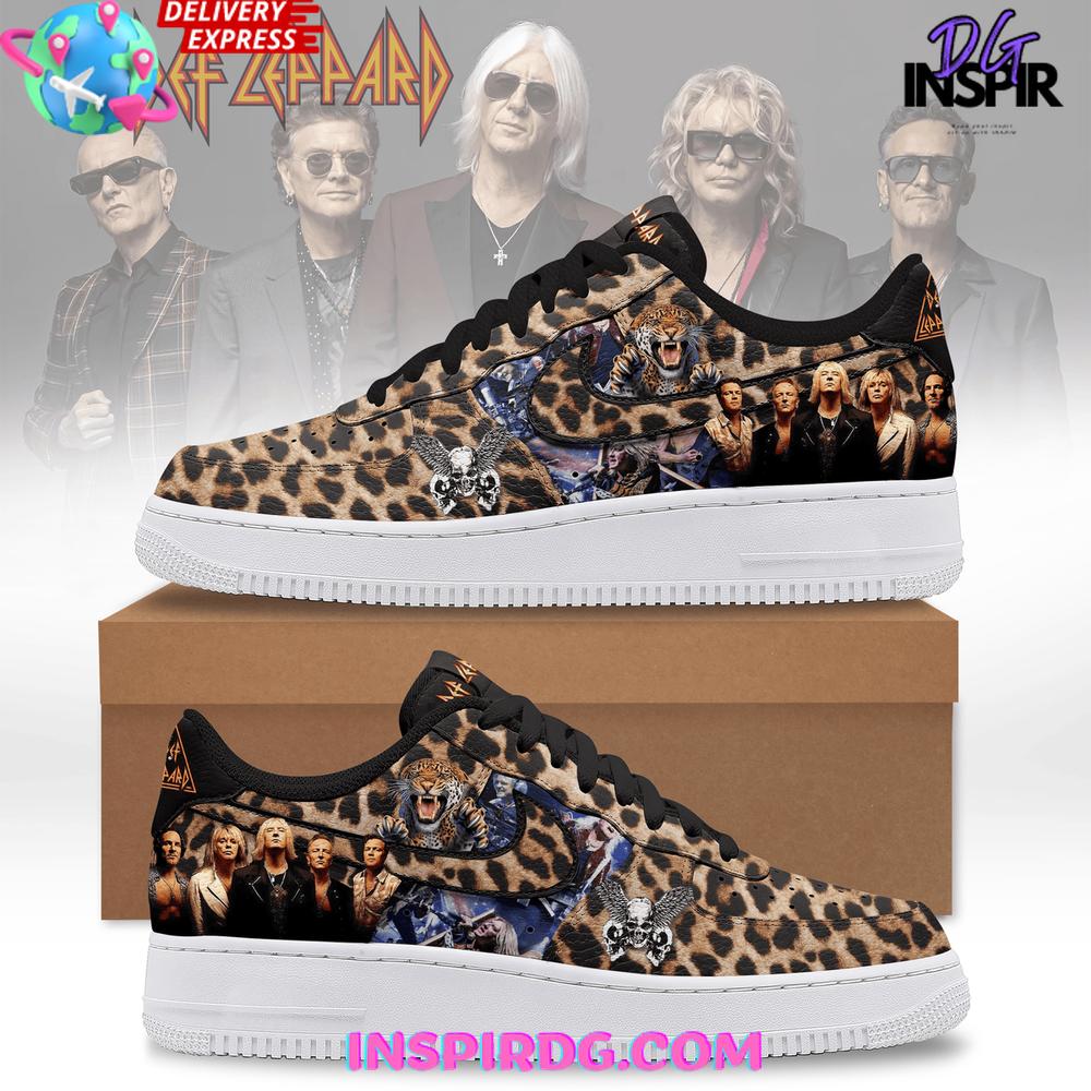 Def Leppard Rock Legend Leopard Limited Edition Nike Air Force 1 Def Leppard Rock Legend Leopard Limited Edition Nike Air Force 1