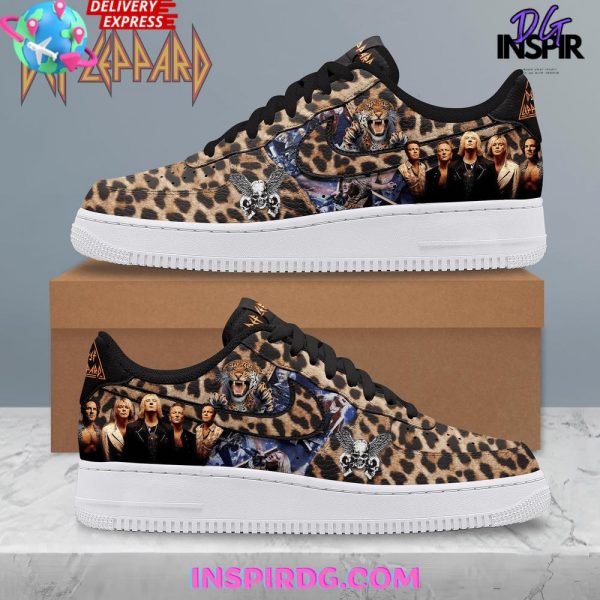 Def Leppard Rock Legend Leopard Limited Edition Nike Air Force 1
