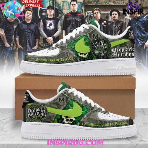 Dropkick Murphys St. Patrick's Day Tour 2025 Nike Air Force 1 Dropkick Murphys St. Patrick's Day Tour 2025 Nike Air Force 1