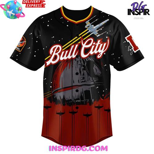 Durham Bulls Star Wars Night 2025 Baseball Jersey Durham Bulls Star Wars Night 2025 Baseball Jersey