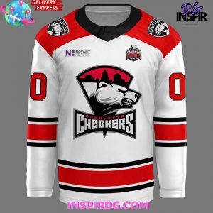 Charlotte Checkers 2025 Calder Cup Playoffs White Hockey Jersey