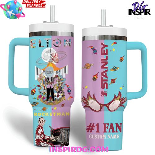 Elton John RocketMan Limited Edition Stanley Tumbler Cup Elton John RocketMan Limited Edition Stanley Tumbler Cup