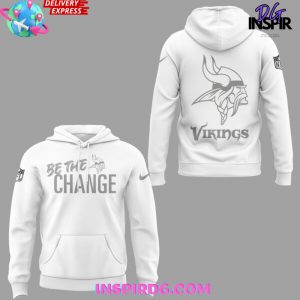 Minnesota Vikings Be The Change 2025 Hoodie