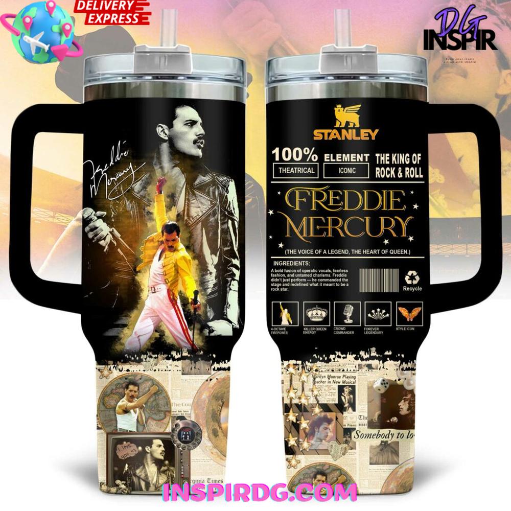 Freddie Mercury x Stanley Limited Edition Tumbler Cup Freddie Mercury x Stanley Limited Edition Tumbler Cup