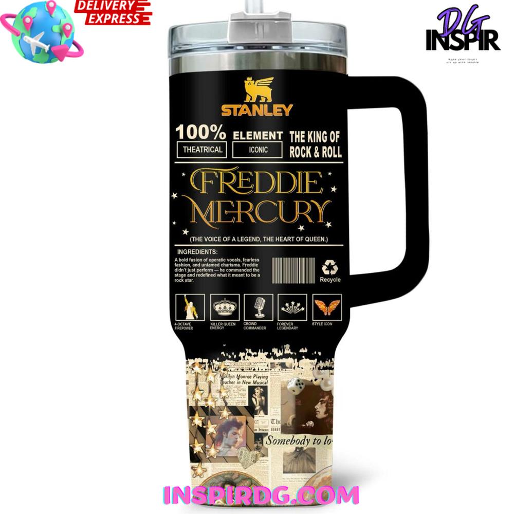 Freddie Mercury x Stanley Limited Edition Tumbler Cup Freddie Mercury x Stanley Limited Edition Tumbler Cup