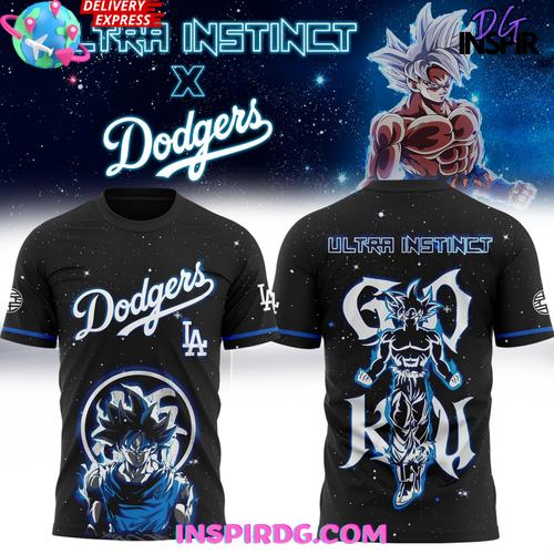 Goku Ultra Instinct x Los Angeles Dodgers 2025 Shirt Collection