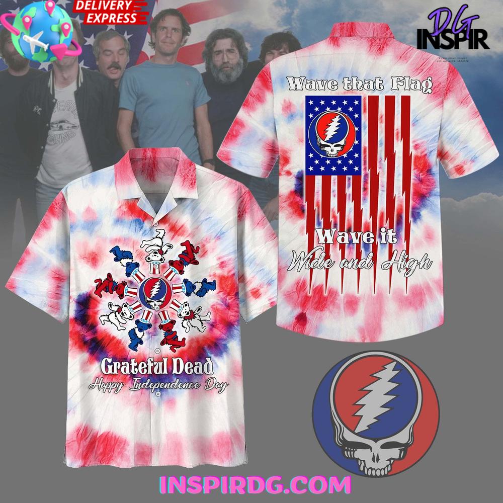 Grateful Dead Independence Day 2025 Hawaiian Shirt Grateful Dead Independence Day 2025 Hawaiian Shirt