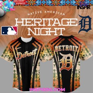 Detroit Tigers Native American Heritage Night 2025 Baseball Jersey