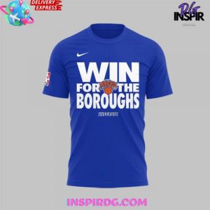 New York Knicks Win For The Boroughs 2025 T-Shirt