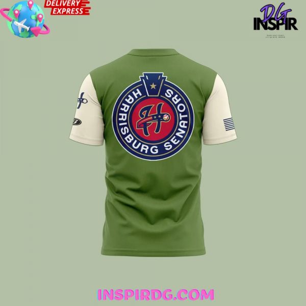 Harrisburg Senators Military Appreciation 2025 Camo T-Shirt