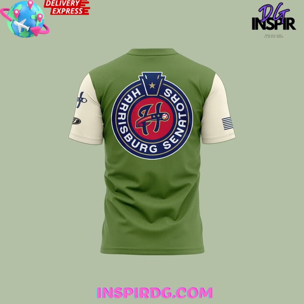 Harrisburg Senators Military Appreciation 2025 Camo T-Shirt Harrisburg Senators Military Appreciation 2025 Camo T-Shirt