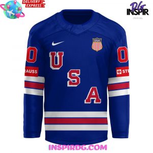 USA IIHF ICE HOCKEY 2025 WORLD CHAMPIONSHIP EDITION HOCKEY JERSEY