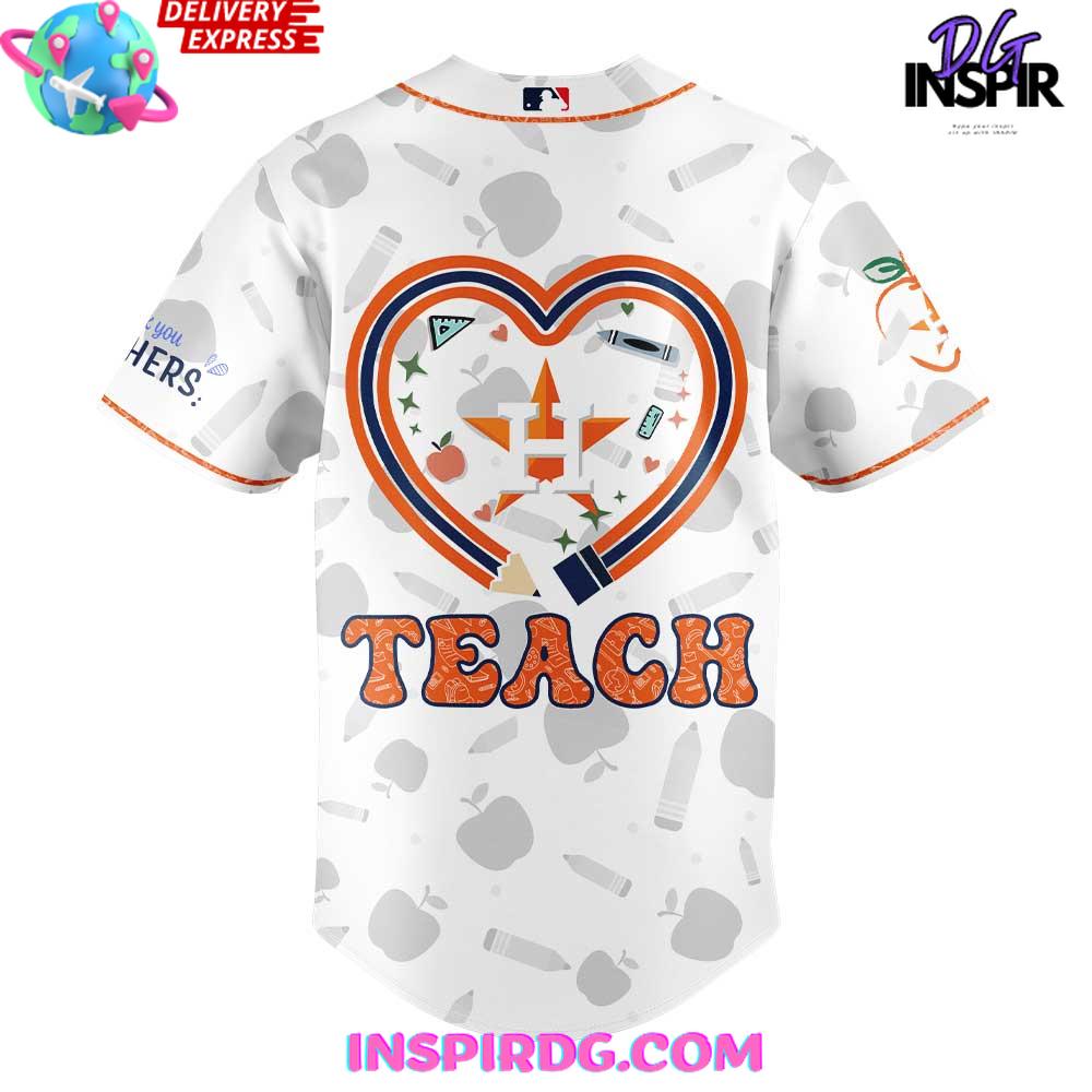 Houston Astros Teacher Appreciation Night Baseball Jersey Houston Astros Teacher Appreciation Night Baseball Jersey