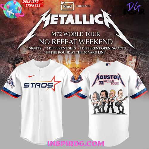 Houston Astros x Metallica 2025 Baseball Jersey Houston Astros x Metallica 2025 Baseball Jersey