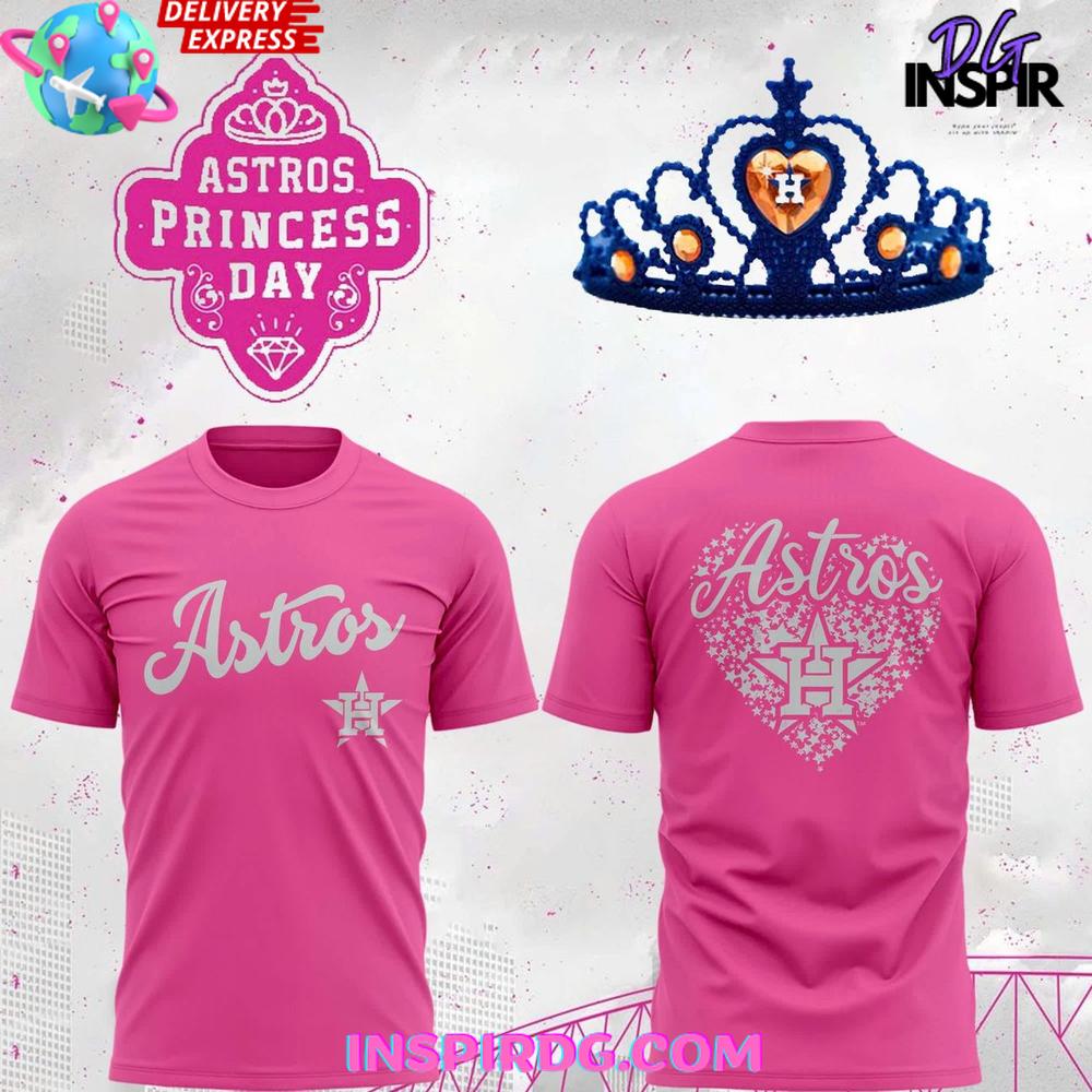 Houston Astros x Princess 2025 T-Shirt Houston Astros x Princess 2025 T-Shirt