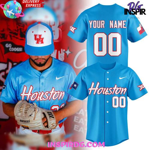Houston Cougars Baseball 2025 City Connect Limited Baseball Jersey Houston Cougars Baseball 2025 City Connect Limited Baseball Jersey