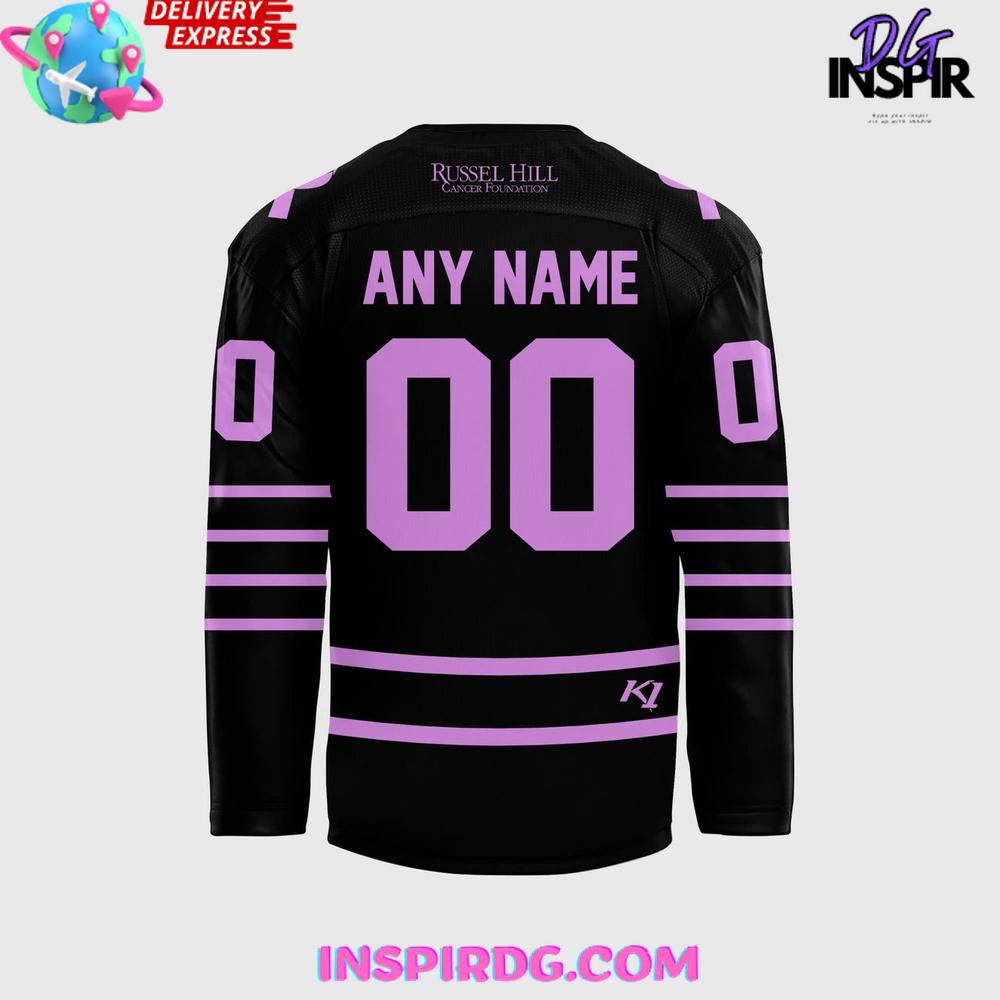 Huntsville Havoc Russel Hill Cancer Foundation Cancer Special Hockey Jersey Huntsville Havoc Russel Hill Cancer Foundation Cancer Special Hockey Jersey