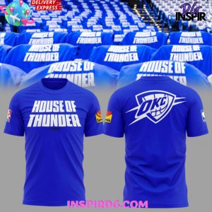 Oklahoma City Thunder House Of Thunder 2025 Shirt Collection
