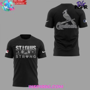 St. Louis Strong x Cardinals City Black Nike T-Shirt