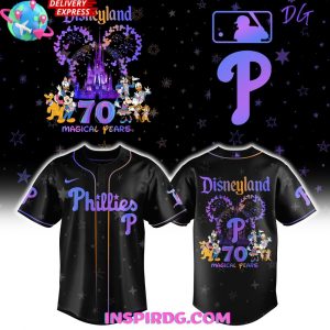 Philadelphia Phillies Disneyland 70th Magical Years Special Baseball Jersey
