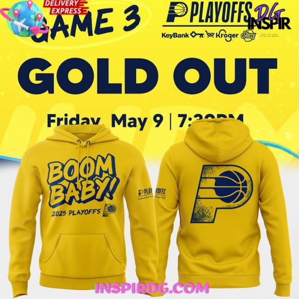 Indiana Pacers Boom Baby 2025 Play Offs Special Hoodie