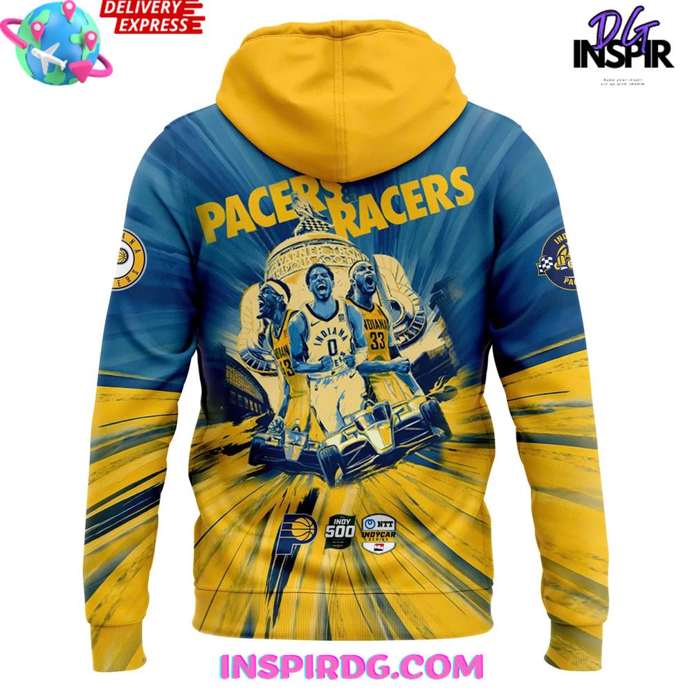 Indiana Pacers & Racers 2025 Limited Hoodie Indiana Pacers & Racers 2025 Limited Hoodie