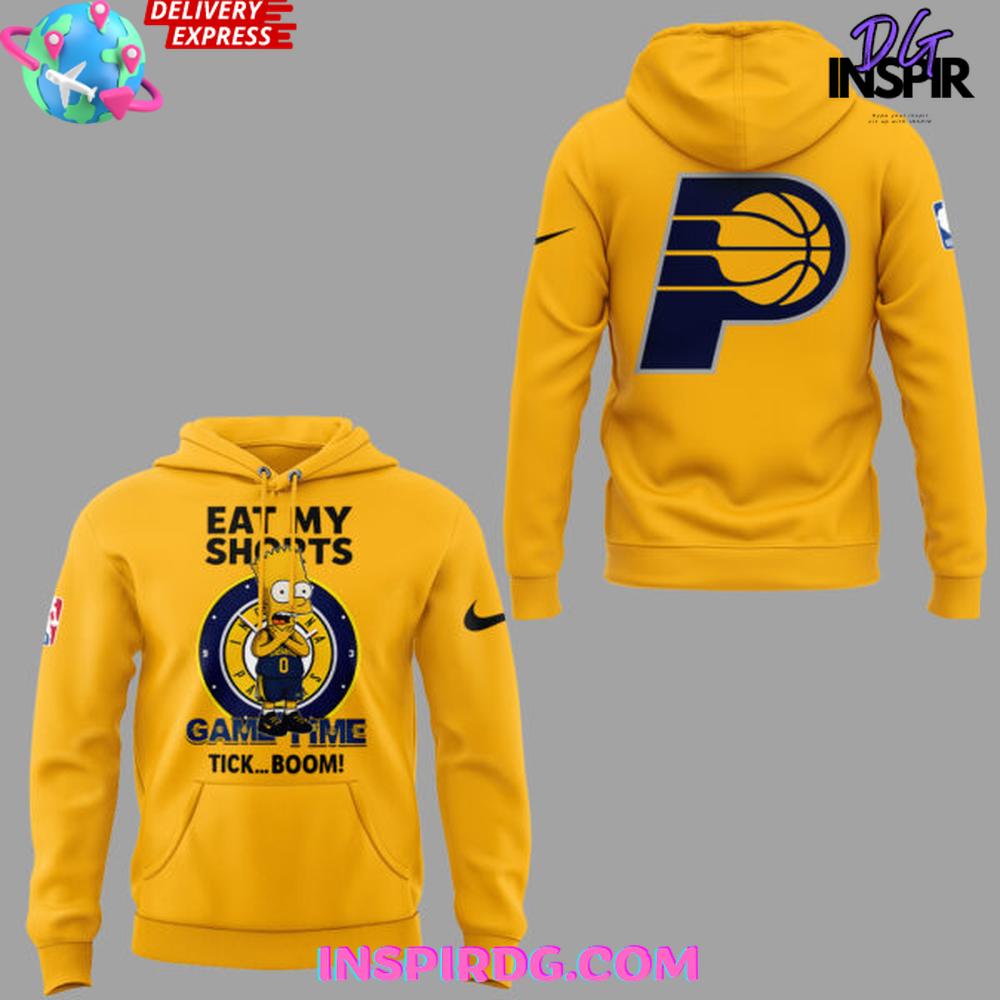 Indiana Pacers x Bart Simpson Legacy Signal Special Hoodie Indiana Pacers x Bart Simpson Legacy Signal Special Hoodie