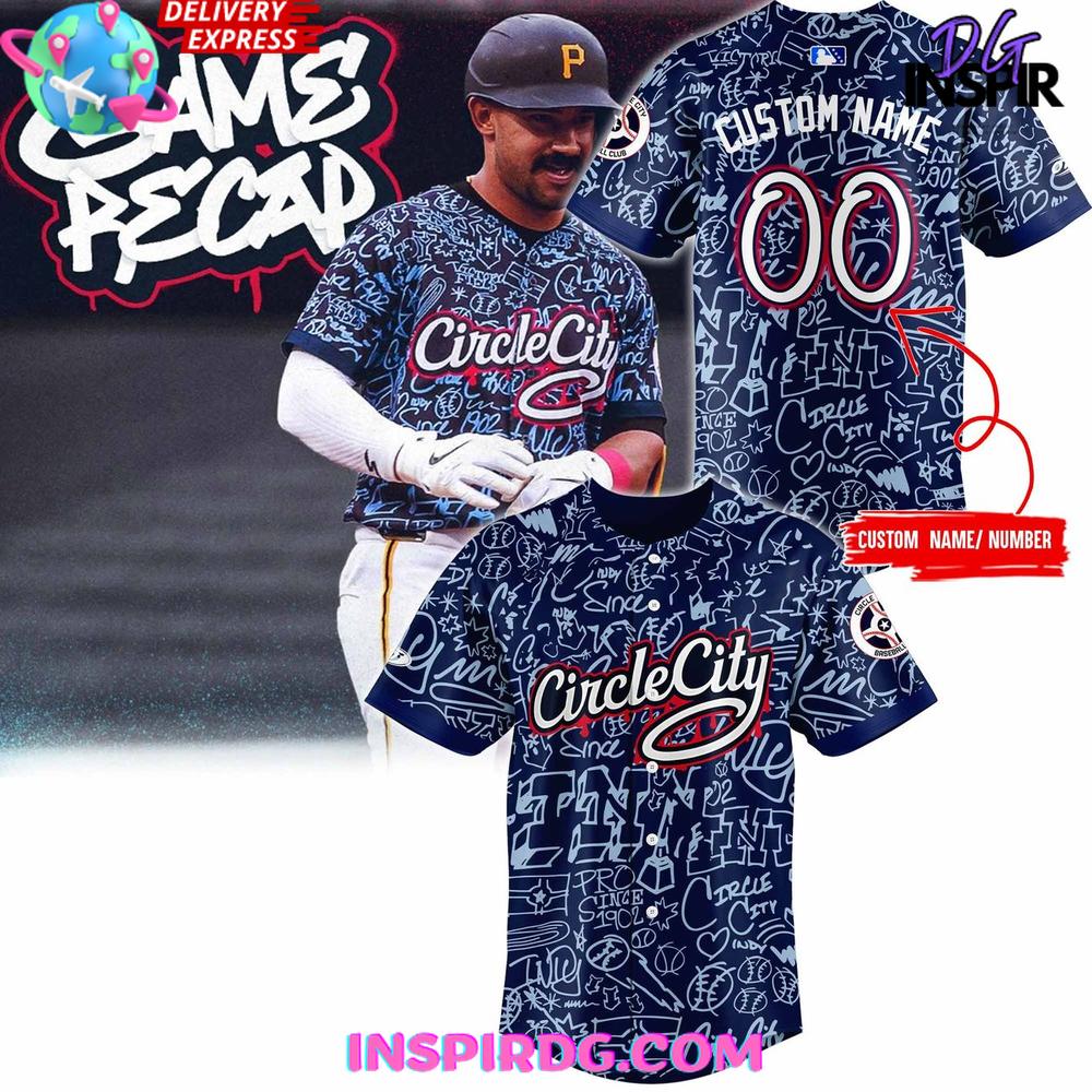 Indianapolis Indians Circle City Baseball Club 2025 Baseball Jersey Indianapolis Indians Circle City Baseball Club 2025 Baseball Jersey