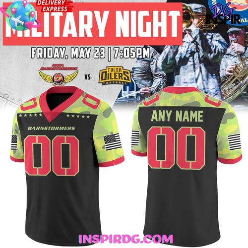 Iowa Barnstormers 2025 Military Night Edition Football Jersey Iowa Barnstormers 2025 Military Night Edition Football Jersey