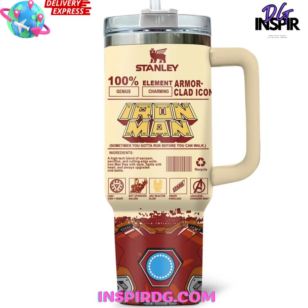 Iron Man x Stanley Limited Edition Tumbler Cup Iron Man x Stanley Limited Edition Tumbler Cup