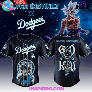 Goku Ultra Instinct x Los Angeles Dodgers 2025 Baseball Jersey