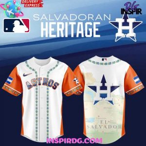 Houston Astros Salvadoran Heritage 2025 Baseball Jersey