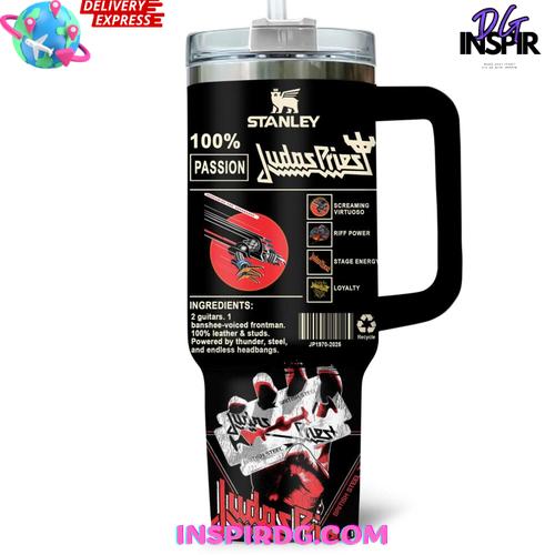 Judas Priest British Steel Limited Edition Stanley Tumbler Cup Judas Priest British Steel Limited Edition Stanley Tumbler Cup