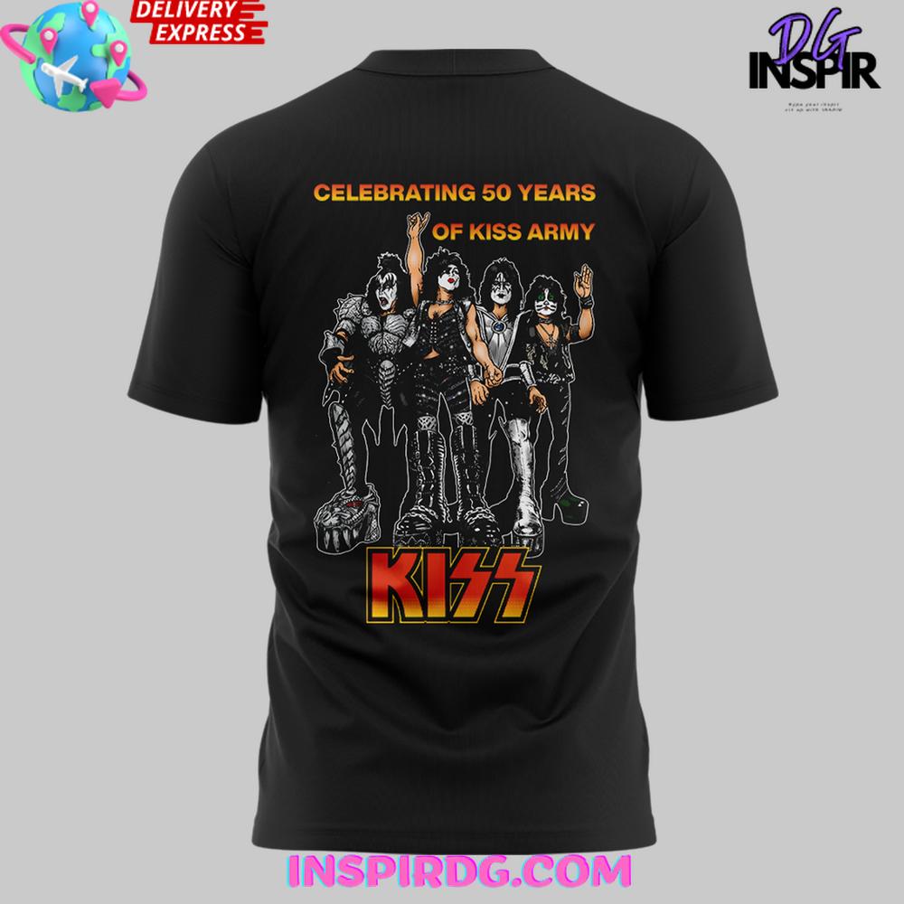 KISS Storms Vegas 50th Anniversary Special Edition T-Shirt KISS Storms Vegas 50th Anniversary Special Edition T-Shirt