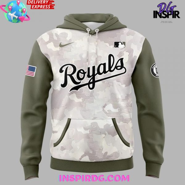 Kansas City Royals 2025 Armed Forces Day Collection Hoodie