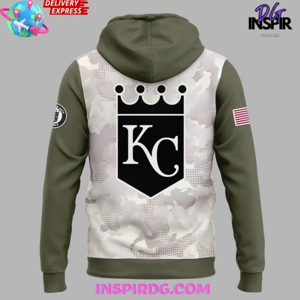 Kansas City Royals 2025 Armed Forces Day Collection Hoodie