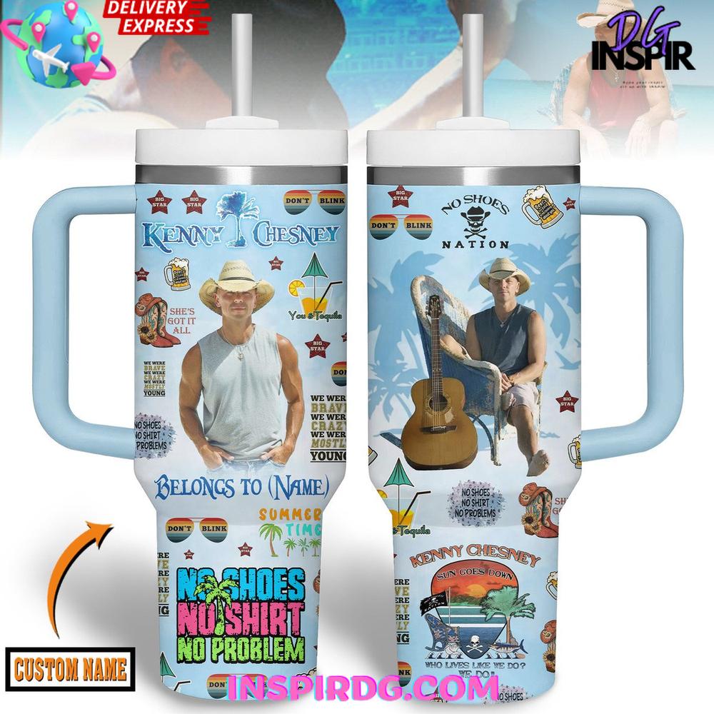 Kenny Chesney No Shoes Nation Stanley Tumbler Cup Kenny Chesney No Shoes Nation Stanley Tumbler Cup