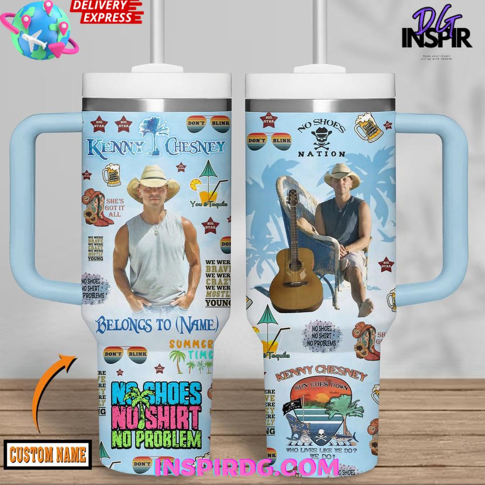 Kenny Chesney No Shoes Nation Stanley Tumbler Cup Kenny Chesney No Shoes Nation Stanley Tumbler Cup