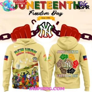 New York Yankees Juneteenth Freedom Day 2025 Hoodie