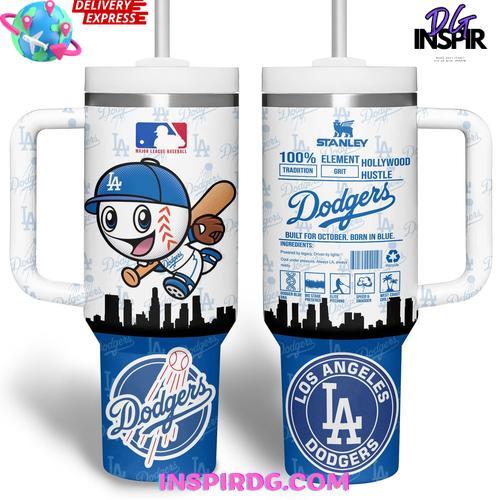 LA Dodgers Hollywood Hustle Stanley Tumbler Cup LA Dodgers Hollywood Hustle Stanley Tumbler Cup