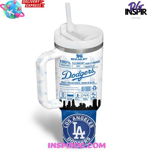 LA Dodgers Hollywood Hustle Stanley Tumbler Cup LA Dodgers Hollywood Hustle Stanley Tumbler Cup