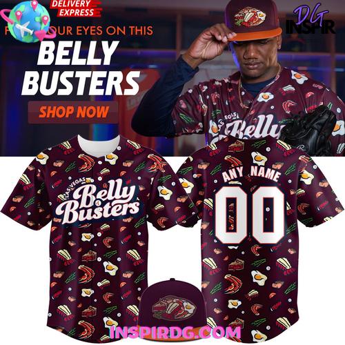 Las Vegas Aviators x Belly Busters 2025 Baseball Jersey Las Vegas Aviators x Belly Busters 2025 Baseball Jersey