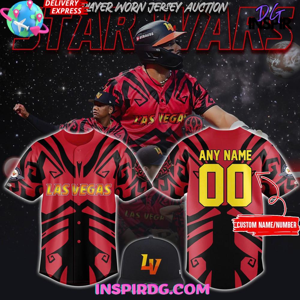 Las Vegas Aviators x Star Wars Night 2025 Baseball Jersey Las Vegas Aviators x Star Wars Night 2025 Baseball Jersey