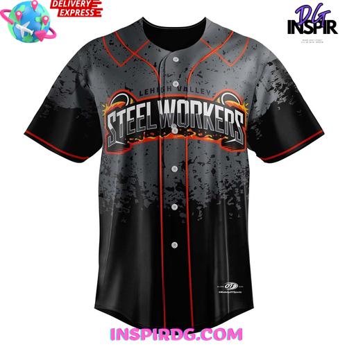 Lehigh Valley IronPigs Steelworker 2025 Baseball Jersey Lehigh Valley IronPigs Steelworker 2025 Baseball Jersey