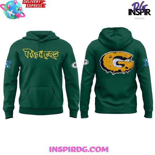 Lil Wayne x Mitchell & Ness x Packers Official Green NFL Hoodie Lil Wayne x Mitchell & Ness x Packers Official Green NFL Hoodie