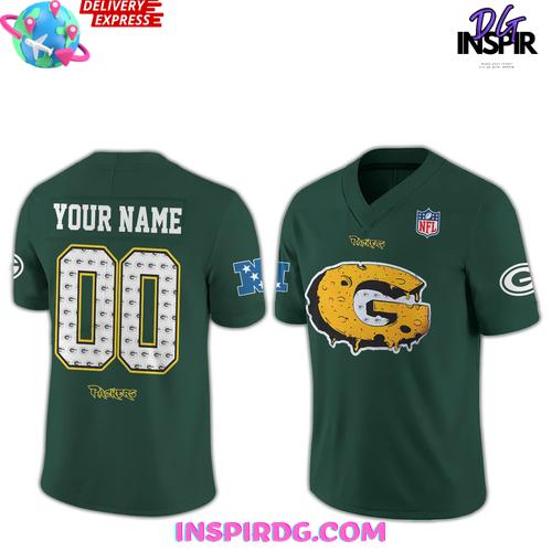 Lil Wayne x Mitchell & Ness x Packers Official Green NFL Jersey Lil Wayne x Mitchell & Ness x Packers Official Green NFL Jersey