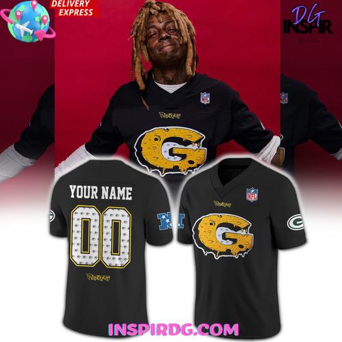 Lil Wayne x Mitchell & Ness x Green Bay Packers Official NFL Jersey Lil Wayne x Mitchell & Ness x Green Bay Packers Official NFL Jersey