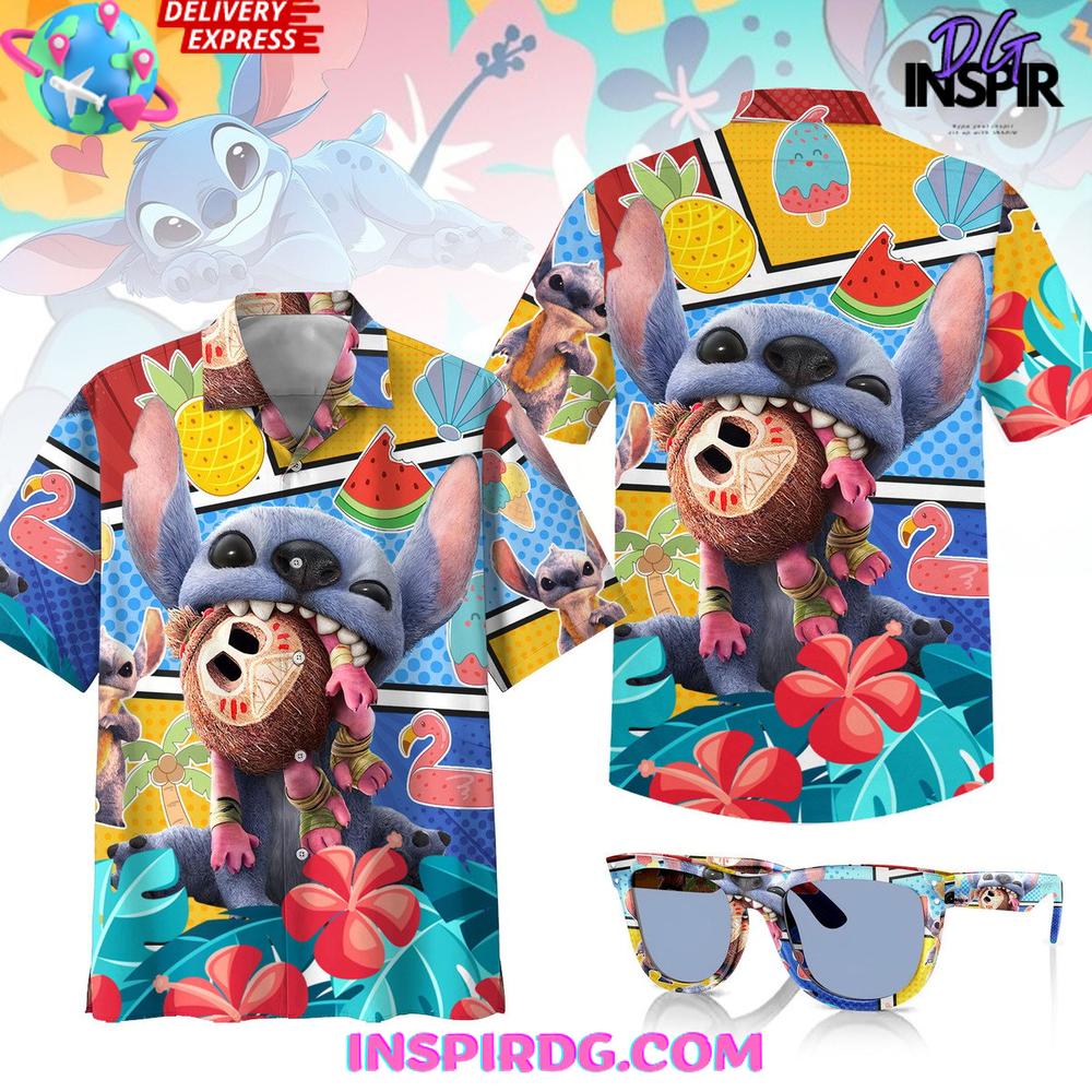 Lilo & Stitch x Tiki Rob Special Hawaiian Shirt Lilo & Stitch x Tiki Rob Special Hawaiian Shirt