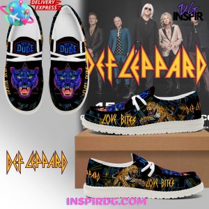 Def Leppard Love Bites Limited Edition Heydude Shoes