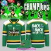 London Knights OHL Back-to-Back Champions 2024 – 2025 White Hockey Jersey